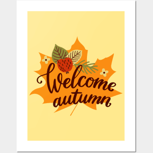 Welcome Autumn Posters and Art